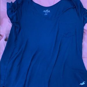 Hollister navy blue easy tee